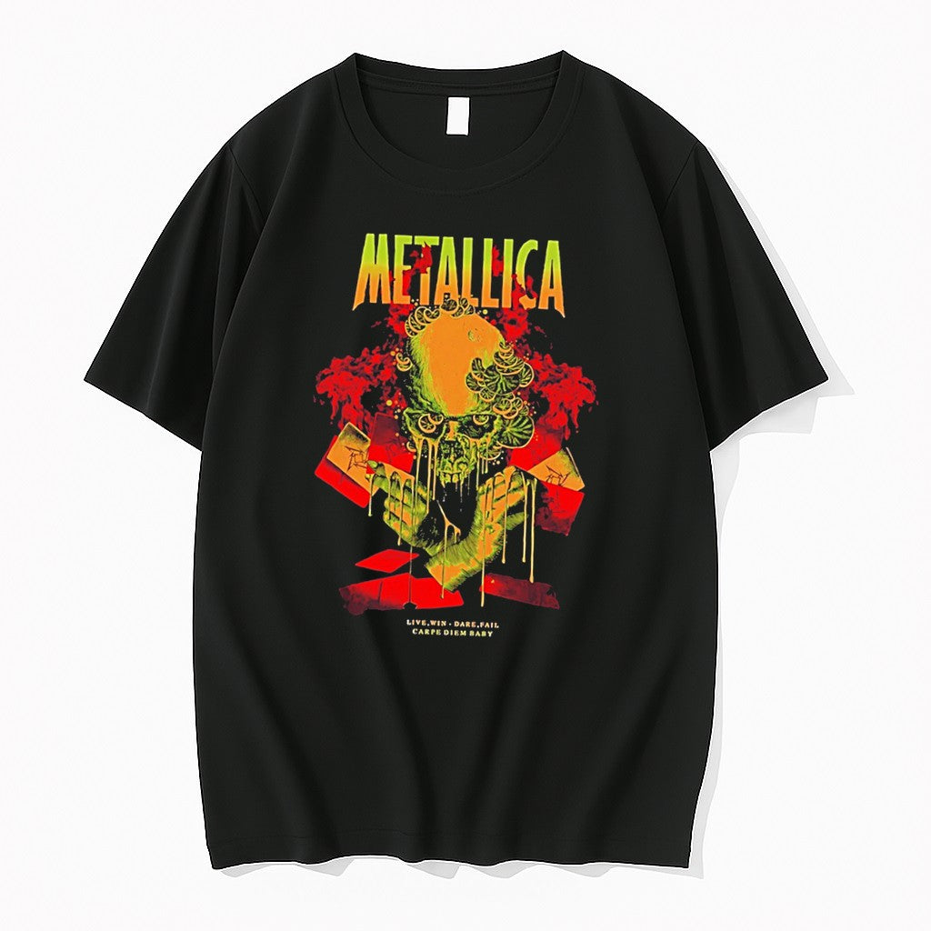 Original Metallica Carpe Diem Baby 2026 Art Tee Tshirts Jpg Unisex T-shirt, Sweatshirt, Hoodie, Long Sleeve Tee - T-Shirt, Sweatshirt, Hoodie