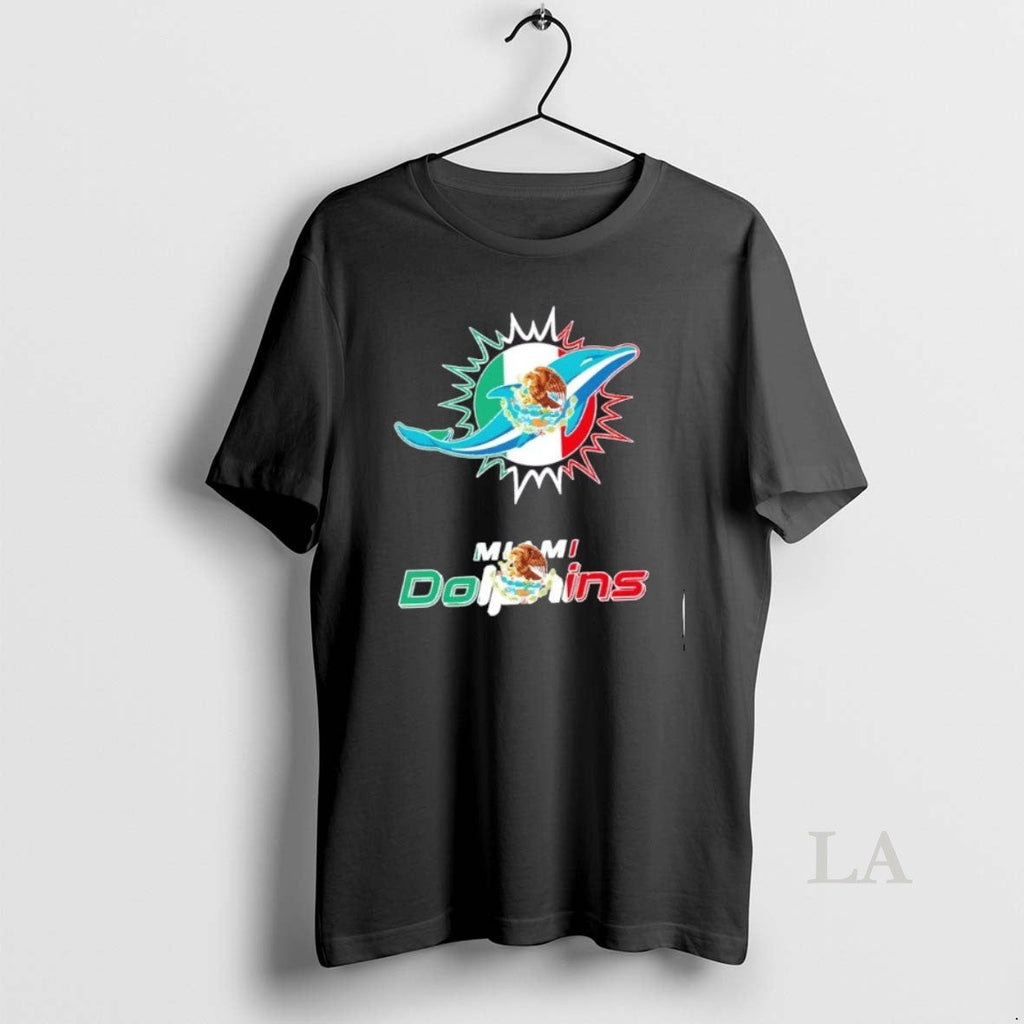 Original Miami Dolphins Football X Mexican Flag Logo T-Shirts, Hoodie, Sweatshirt - T-Shirt, Sweatshirt, Hoodie
