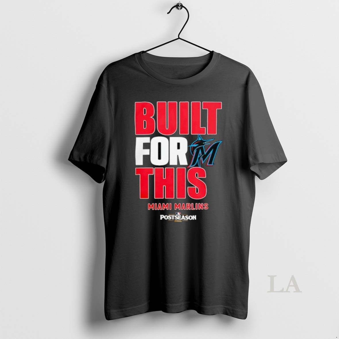 Original Miami Marlins Built For This Mlb Postseason 2025 Unisex T-shirt, Sweatshirt, Hoodie, Long Sleeve Tee - T-Shirt, Sweatshirt, Hoodie