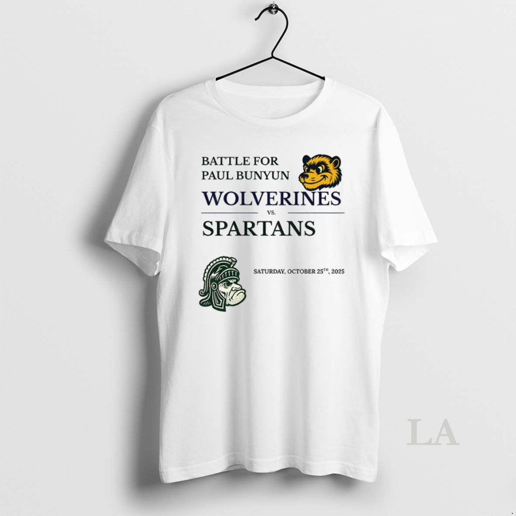 Original Michigan Wolverines Vs Michigan State Spartans Battle For Paul Bunyan Food Drinks Traditions - T-Shirt, Sweatshirt, Hoodie