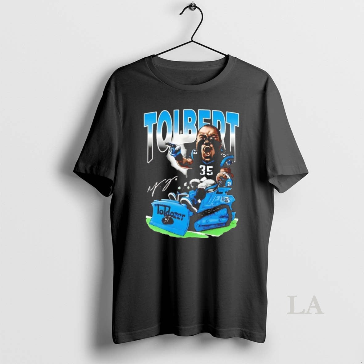 Original Mike Tolbert Toldozer Caricature Carolina Panthers Unisex T-shirt, Sweatshirt, Hoodie, Long Sleeve Tee - T-Shirt, Sweatshirt, Hoodie