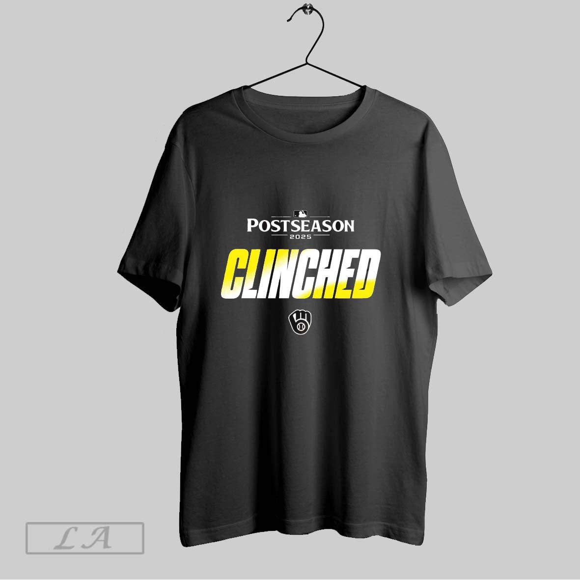 Original Milwaukee Brewers Baseball Have Clinched Mlb Postseason 2025 Unisex T-shirt, Sweatshirt, Hoodie, Long Sleeve Tee - T-Shirt, Sweatshirt, Hoodie