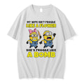 Original Minion My Wife Isnt Fragile Like A Flower Shes Fragile Like %e2%95%a8%e2%96%91 Bomb Tshirts - T-Shirt, Sweatshirt, Hoodie