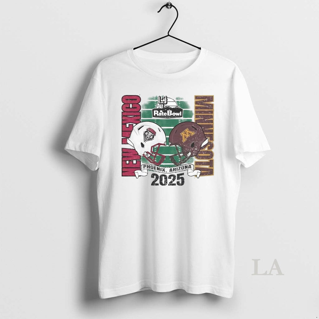 Original Minnesota Golden Gophers Vs New Mexico Lobos 2025 Rate Bowl Head Head Helmet T-Shirts, Hoodie, Sweatshirt - T-Shirt, Sweatshirt, Hoodie