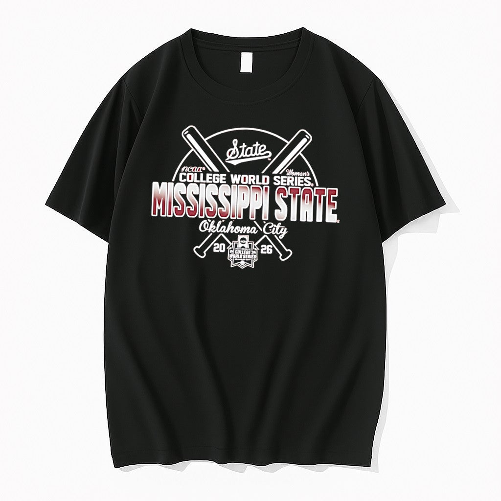 Original Mississippi State Bulldogs Softball 2026 College World Series Tee Tshirts Unisex T-shirt, Sweatshirt, Hoodie, Long Sleeve Tee - T-Shirt, Sweatshirt, Hoodie