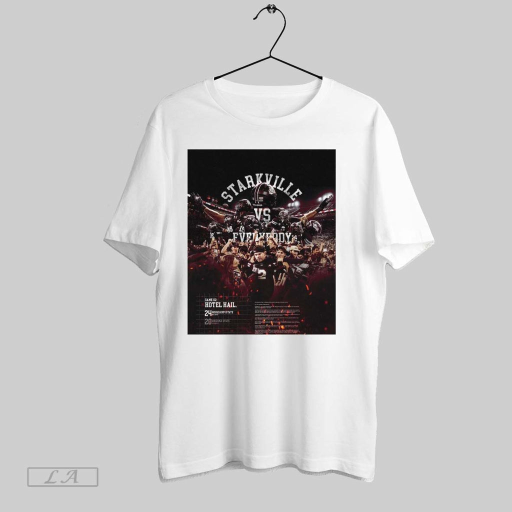 Original Mississippi State Bulldogs Vs Arizona State Score 24 20 Starkville Vs Everybody Game - T-Shirt, Sweatshirt, Hoodie