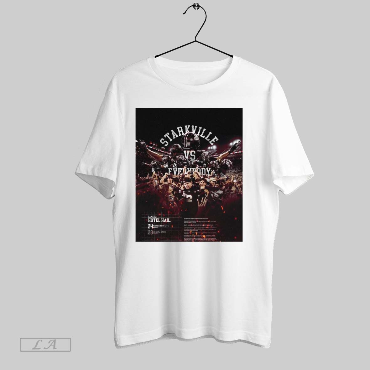 Original Mississippi State Bulldogs Vs Arizona State Score 24 20 Starkville Vs Everybody Game - T-Shirt, Sweatshirt, Hoodie