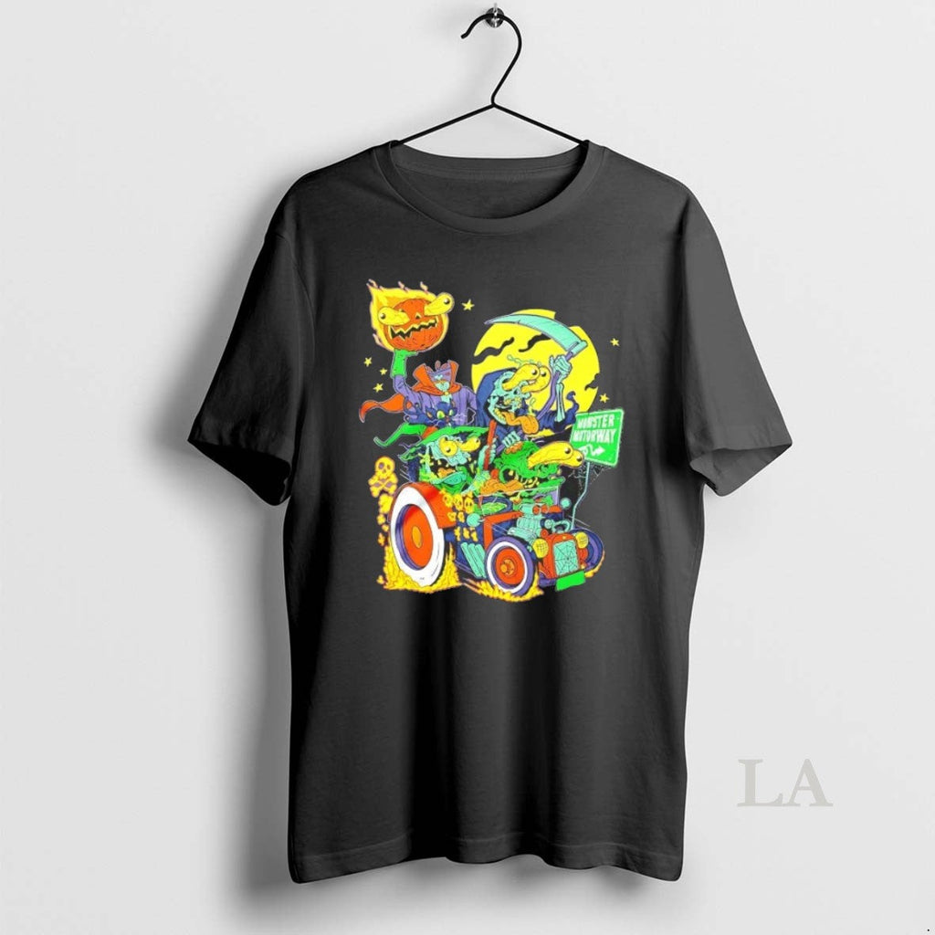 Original Monster Motorway Halloween Unisex T-shirt, Sweatshirt, Hoodie, Long Sleeve Tee - T-Shirt, Sweatshirt, Hoodie
