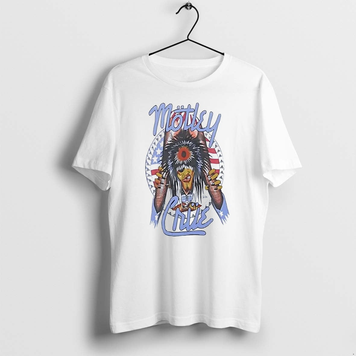 Original Motley Crue Tyler America Copyright 1989 Motley Crue Inc White Tshirts Unisex T-shirt, Sweatshirt, Hoodie, Long Sleeve Tee - T-Shirt, Sweatshirt, Hoodie