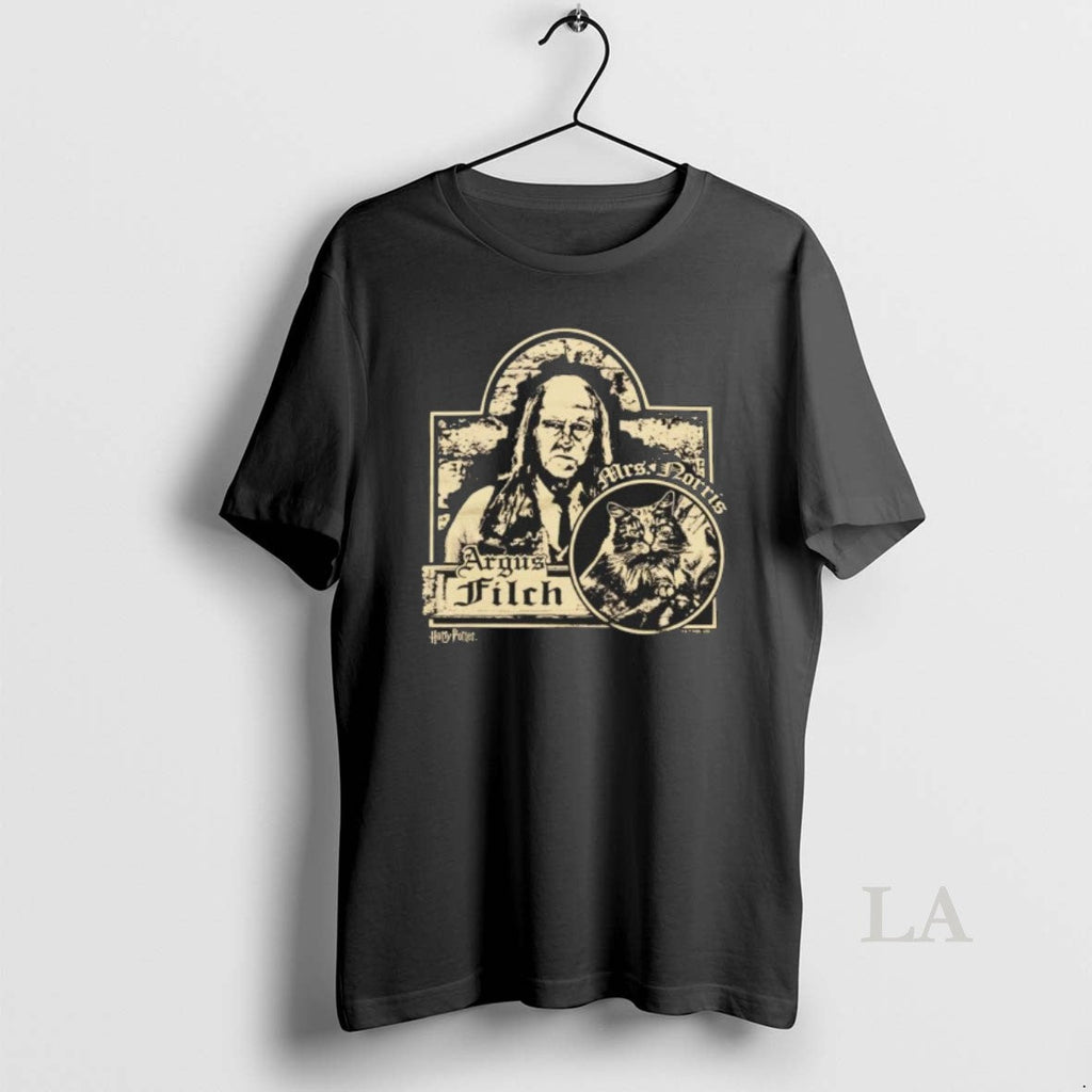 Original Mr Argus Filch Va Mrs Unisex T-shirt, Sweatshirt, Hoodie, Long Sleeve Tee - T-Shirt, Sweatshirt, Hoodie