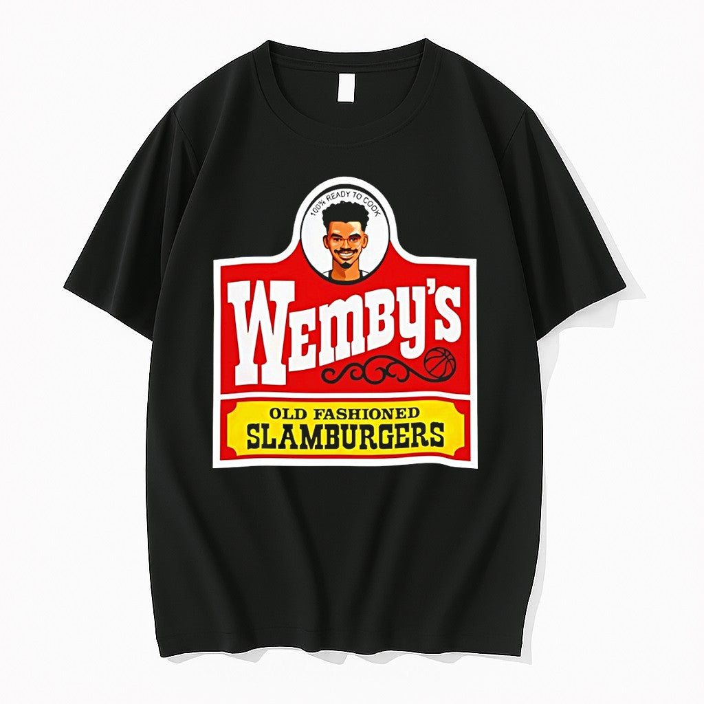 Original Nba Victor Wembanyama San Antonio Spurs Basketball Ready To Cook Old Fashioned Hamburgers Tshirts - T-Shirt, Sweatshirt, Hoodie
