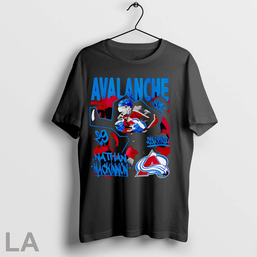 Original Nathan Mackinnon Colorado Avalanche Reel Graphic Unisex T-shirt, Sweatshirt, Hoodie, Long Sleeve Tee - T-Shirt, Sweatshirt, Hoodie