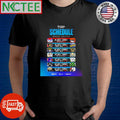 Original National Lacrosse League NLL Schedule week 7 2025 shirt Unisex T-shirt, Sweatshirt, Hoodie, Long Sleeve Tee - T-Shirt, Sweatshirt, Hoodie