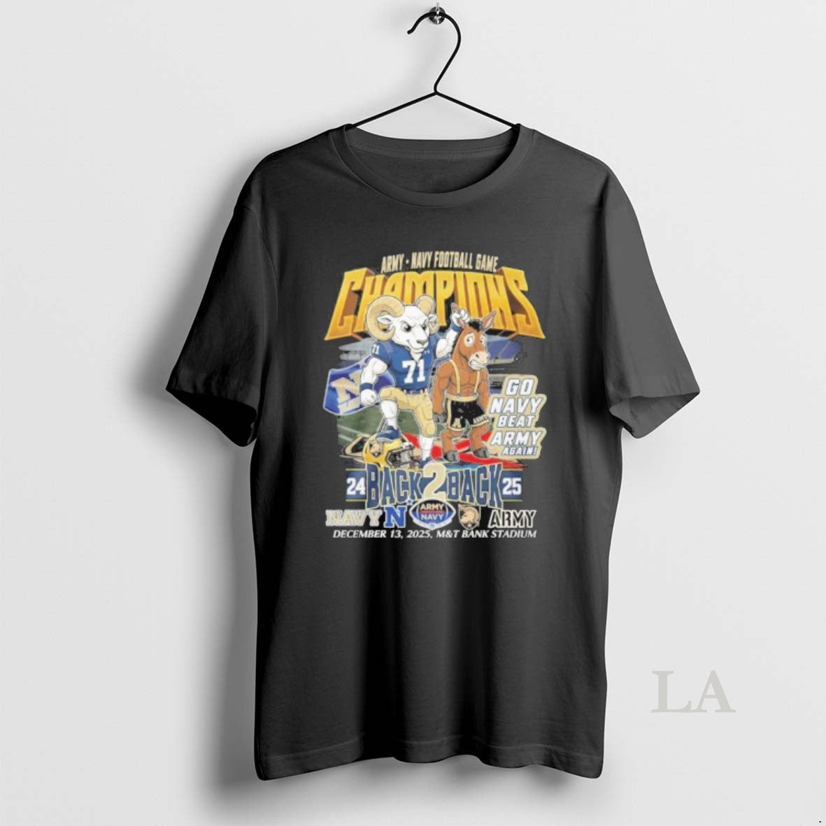 Original Navy Midshipmen Mascot Back 2 Back Army Navy Football Game Champions T-Shirts, Hoodie, Sweatshirt - T-Shirt, Sweatshirt, Hoodie