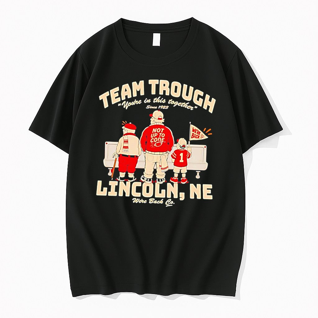 Original Nebraska Cornhuskers Football Team Trough Lincoln Ne Were Back Tee Tshirts Unisex T-shirt, Sweatshirt, Hoodie, Long Sleeve Tee - T-Shirt, Sweatshirt, Hoodie