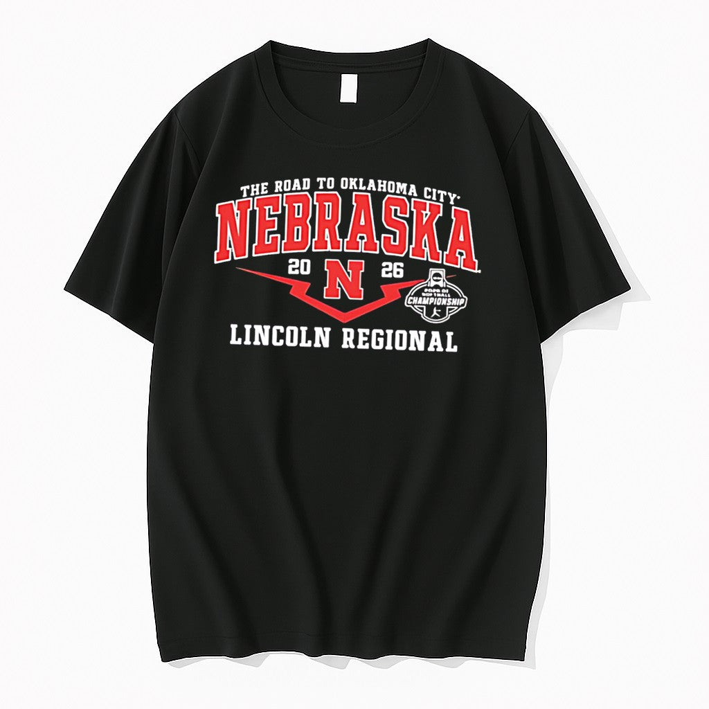 Original Nebraska Huskers Softball 2026 Regionals Tee Tshirts Jpg Unisex T-shirt, Sweatshirt, Hoodie, Long Sleeve Tee - T-Shirt, Sweatshirt, Hoodie