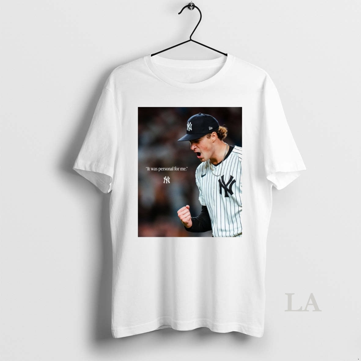 Original New York Yankees Cam Schlittler It Was Personal For Me Unisex T-shirt, Sweatshirt, Hoodie, Long Sleeve Tee - T-Shirt, Sweatshirt, Hoodie