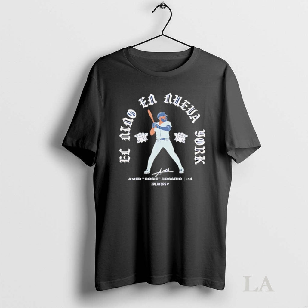 Original New York Yankees El Nino En Nueva York Amed Rosie Rosario 14 Unisex T-shirt, Sweatshirt, Hoodie, Long Sleeve Tee - T-Shirt, Sweatshirt, Hoodie