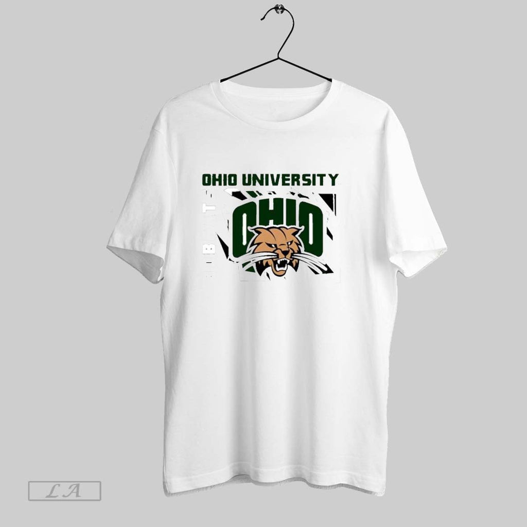 Original Nice Ohio University Bobcats Ohio Bobcat Head Abstract Unisex T-shirt, Sweatshirt, Hoodie, Long Sleeve Tee - T-Shirt, Sweatshirt, Hoodie