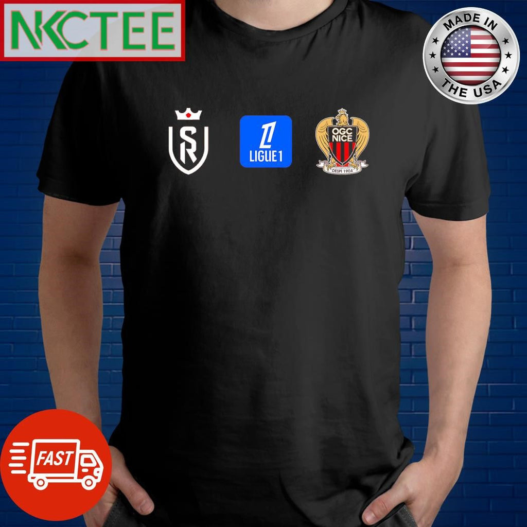 Original Nice VS Reims Ligue 1 2025 shirt Unisex T-shirt, Sweatshirt, Hoodie, Long Sleeve Tee - T-Shirt, Sweatshirt, Hoodie