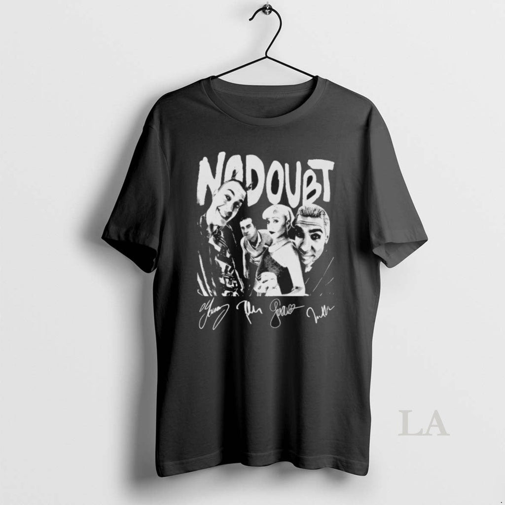 Original No Doubt Band Music Signatures Vintage Unisex T-shirt, Sweatshirt, Hoodie, Long Sleeve Tee - T-Shirt, Sweatshirt, Hoodie