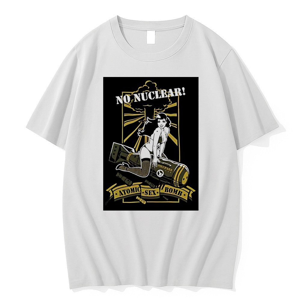 Original No Nuclear Pinup Girl Atomic Sexy Bomb Tshirts Jpg Unisex T-shirt, Sweatshirt, Hoodie, Long Sleeve Tee - T-Shirt, Sweatshirt, Hoodie