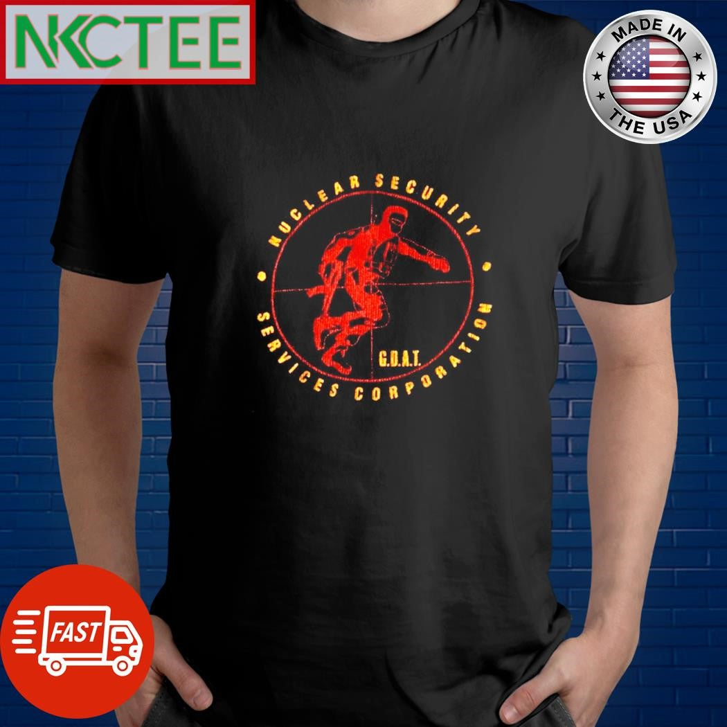 Original Nuclear Security Services Corporation GOAT circle shirt Unisex T-shirt, Sweatshirt, Hoodie, Long Sleeve Tee - T-Shirt, Sweatshirt, Hoodie