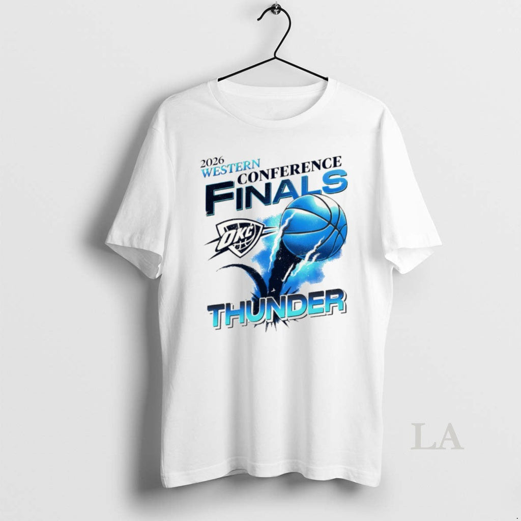 Original Okc Oklahoma City Thunder 2026 Nba Western Conference Finals Unisex T-shirt, Sweatshirt, Hoodie, Long Sleeve Tee - T-Shirt, Sweatshirt, Hoodie