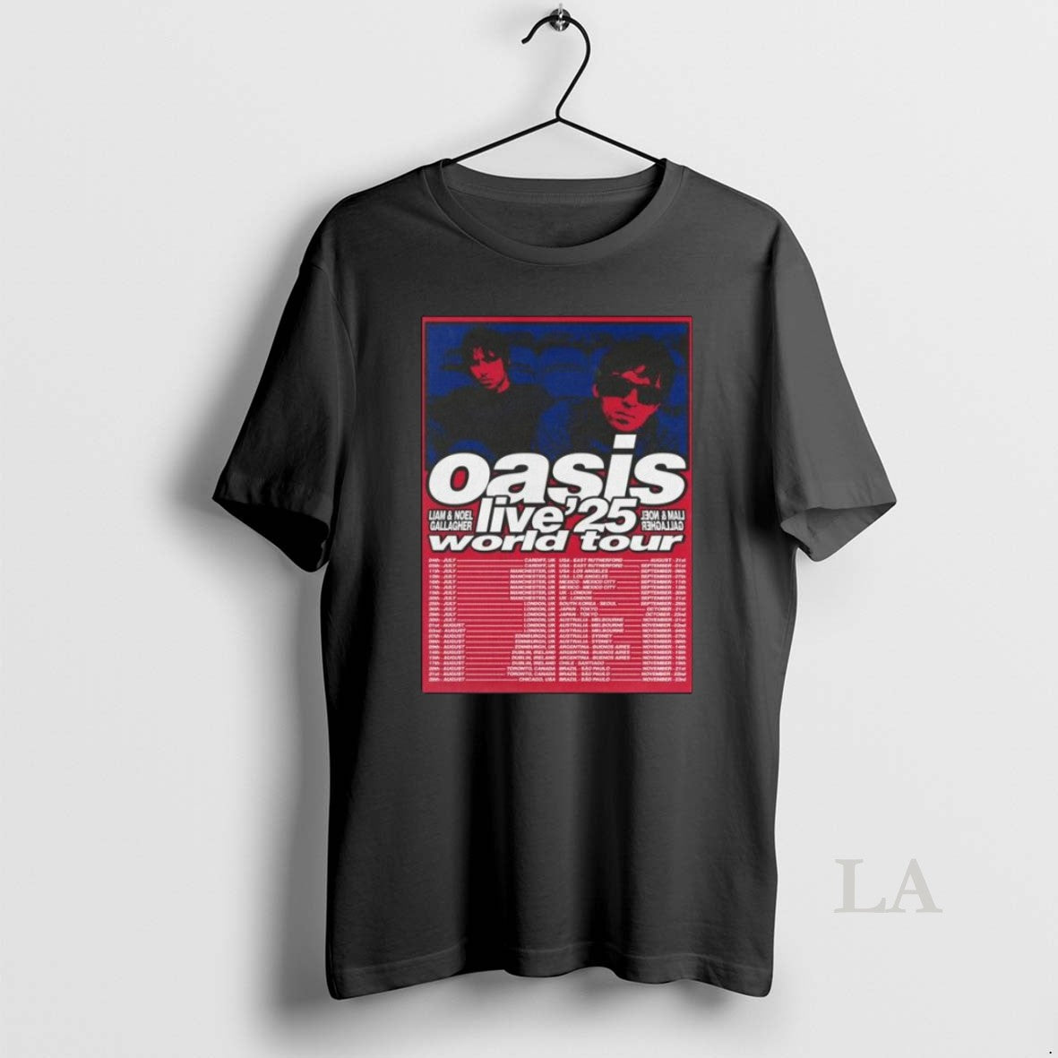 Original Oasis Live 25 World Tour Long Sleve Unisex T-shirt, Sweatshirt, Hoodie, Long Sleeve Tee - T-Shirt, Sweatshirt, Hoodie
