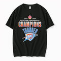 Original Oklahoma City Thunder Finals Western Conference Champions 2025 2026 Retro Tshirts - T-Shirt, Sweatshirt, Hoodie