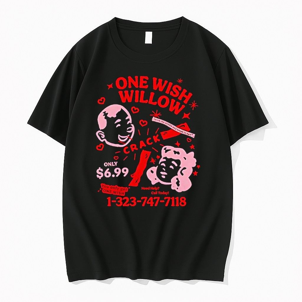 Original One Wish Willow You Only Get One Wish Tshirts Jpg Unisex T-shirt, Sweatshirt, Hoodie, Long Sleeve Tee - T-Shirt, Sweatshirt, Hoodie