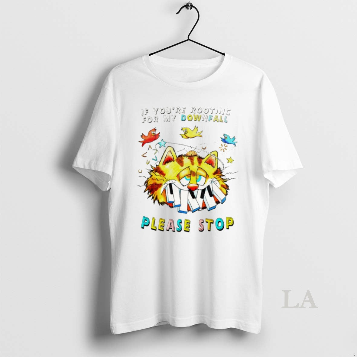 Original Orange Cat If Youre Rooting For My Downfall Please Stop Unisex T-shirt, Sweatshirt, Hoodie, Long Sleeve Tee - T-Shirt, Sweatshirt, Hoodie