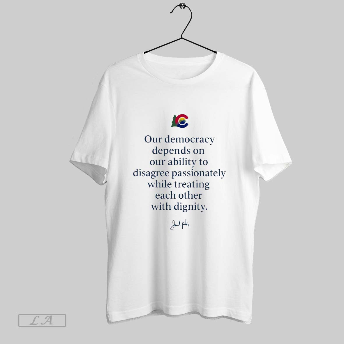 Original Our Democracy Depends On Our Ability To Disagree Passionately While Treating Each Other With - T-Shirt, Sweatshirt, Hoodie