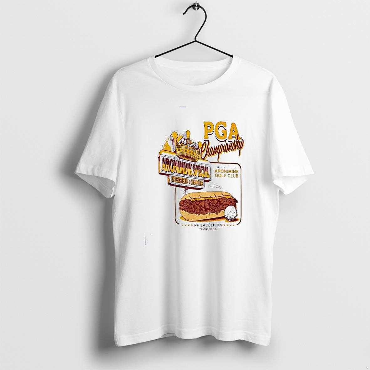 Original Pga Championship Philly Cheesesteak 2026 Tshirts Jpg Unisex T-shirt, Sweatshirt, Hoodie, Long Sleeve Tee - T-Shirt, Sweatshirt, Hoodie