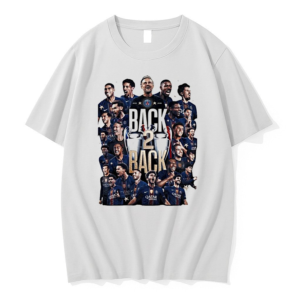 Original Psg Back 2 Back Champions League Tshirts Jpg Unisex T-shirt, Sweatshirt, Hoodie, Long Sleeve Tee - T-Shirt, Sweatshirt, Hoodie