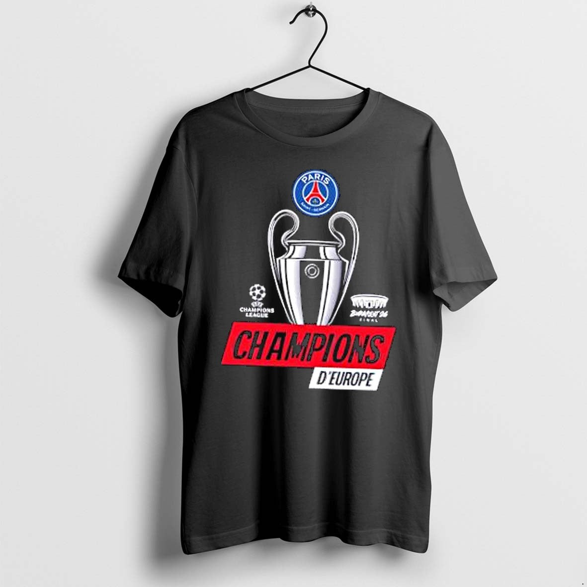 Original Psg Champions Deurope 2026 Tshirts Jpg Unisex T-shirt, Sweatshirt, Hoodie, Long Sleeve Tee - T-Shirt, Sweatshirt, Hoodie