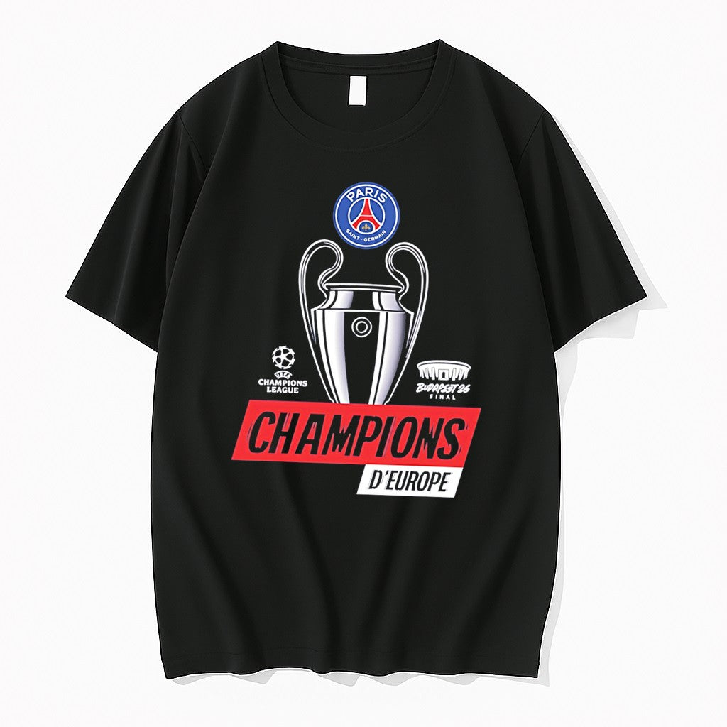 Original Psg Champions Deurope 2026 Tee Tshirts Jpg Unisex T-shirt, Sweatshirt, Hoodie, Long Sleeve Tee - T-Shirt, Sweatshirt, Hoodie