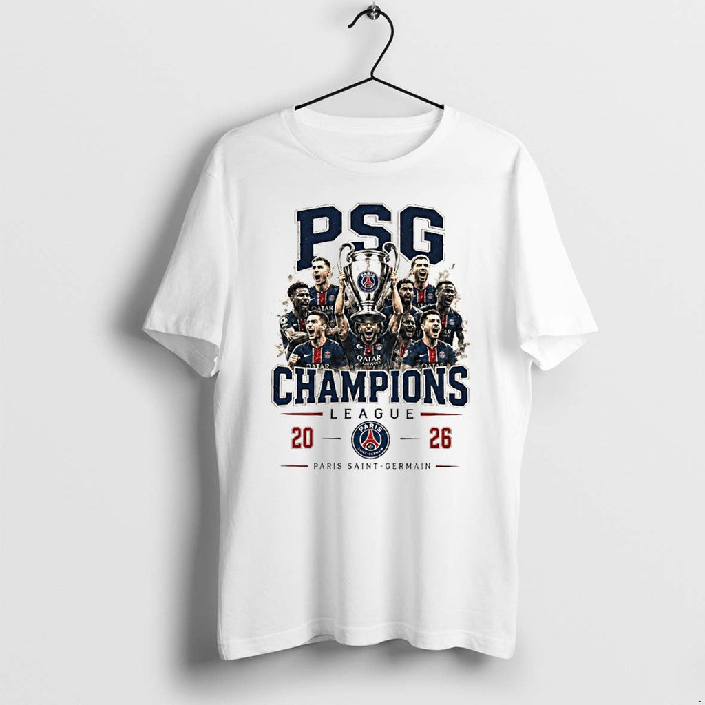 Original Paris Saint Germain Ucl Champions Football Psg Trophy Tshirts Jpg Unisex T-shirt, Sweatshirt, Hoodie, Long Sleeve Tee - T-Shirt, Sweatshirt, Hoodie