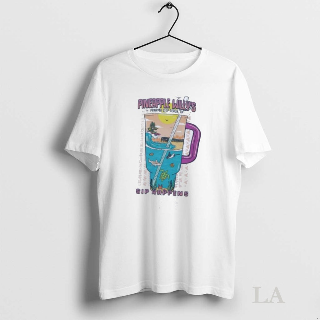 Original Pineapple Willy Melon Daiquiri Cup Sip Happens Unisex T-shirt, Sweatshirt, Hoodie, Long Sleeve Tee - T-Shirt, Sweatshirt, Hoodie