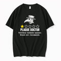 Original Plague Doctor One Star Terrible Bedside Manner Would Not Recommend Tshirts Unisex T-shirt, Sweatshirt, Hoodie, Long Sleeve Tee - T-Shirt, Sweatshirt, Hoodie
