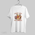 Original Pooh With Friend Chillin With My Turkeys Unisex T-shirt, Sweatshirt, Hoodie, Long Sleeve Tee - T-Shirt, Sweatshirt, Hoodie