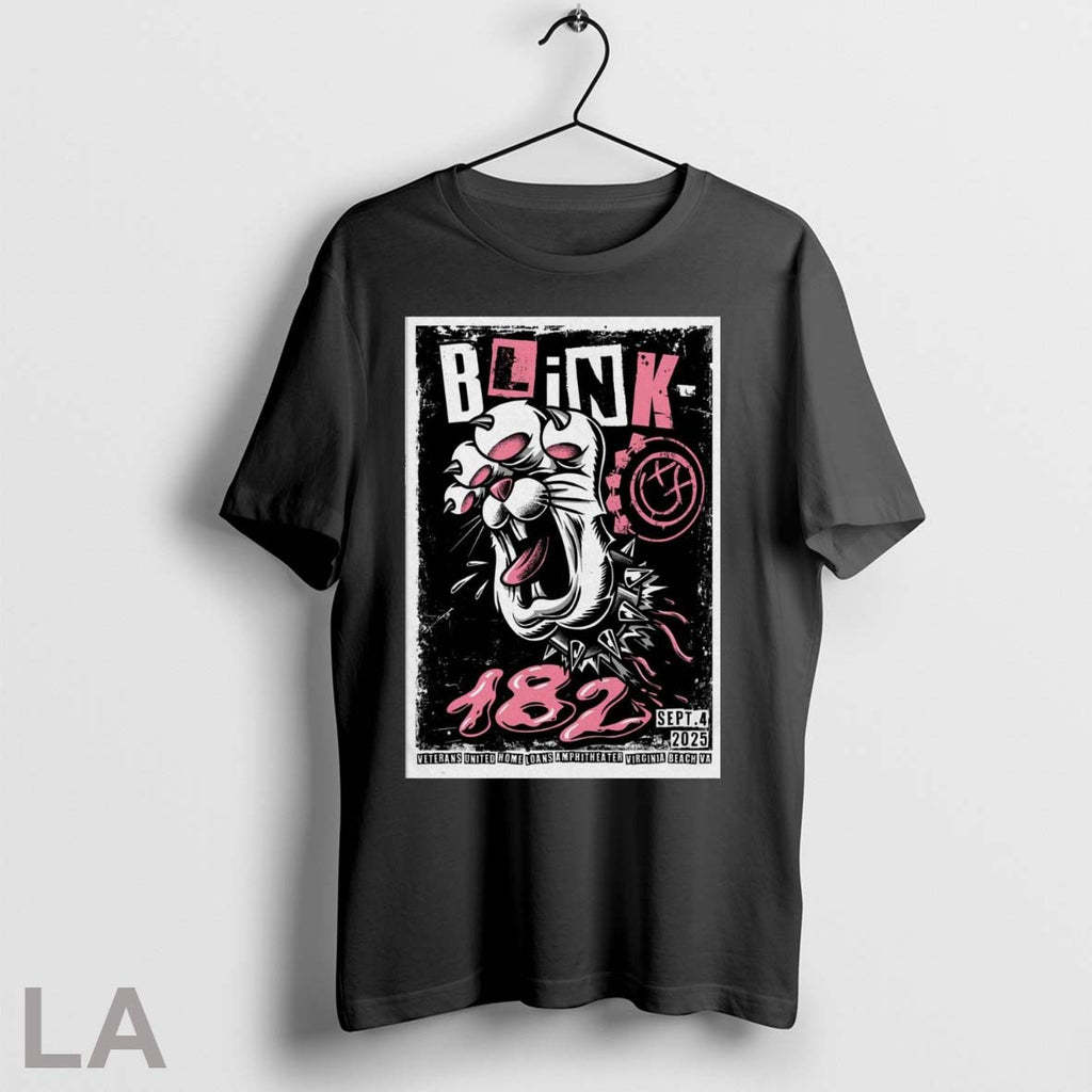 Original Poster Blink 182 Veterans United Home Loans Amphitheater In Virginia Beach Va September - T-Shirt, Sweatshirt, Hoodie