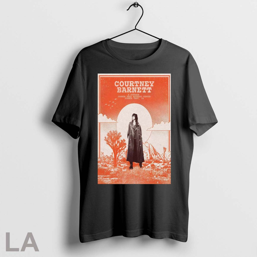 Original Poster Courtney Barnett Event October 02 2025 Joshua Tree Retreat Center Joshua Tree Ca - T-Shirt, Sweatshirt, Hoodie