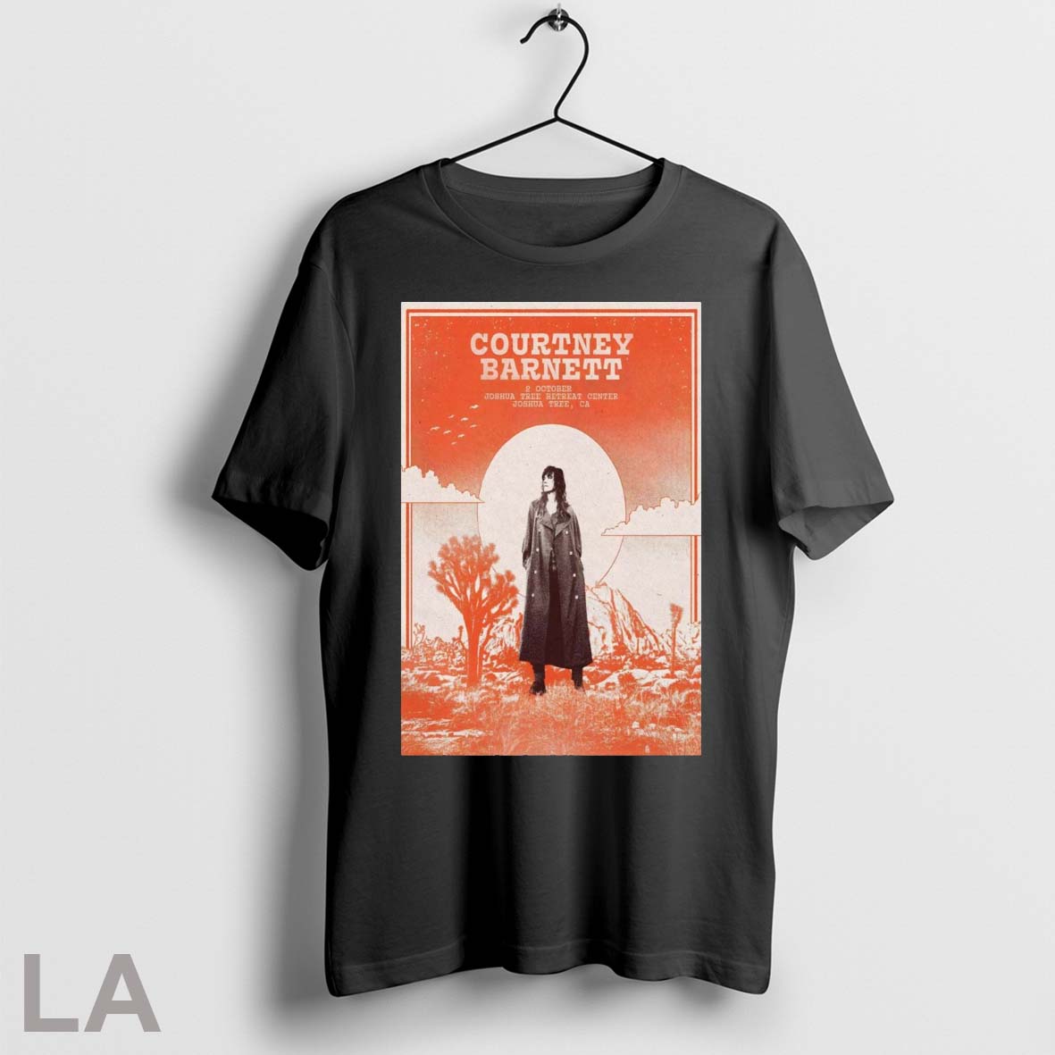 Original Poster Courtney Barnett Event October 02 2025 Joshua Tree Retreat Center Joshua Tree Ca - T-Shirt, Sweatshirt, Hoodie