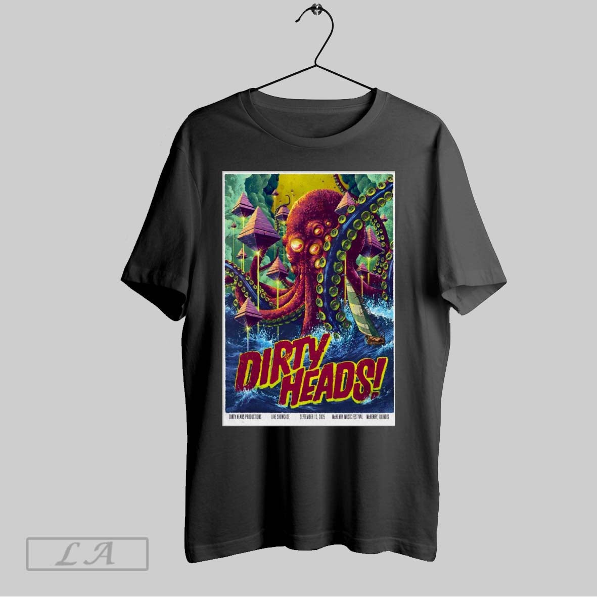 Original Poster Dirty Heads Mchenry Music Festival On September 13 2025 In Mchenry Il Unisex T-shirt, Sweatshirt, Hoodie, Long Sleeve Tee - T-Shirt, Sweatshirt, Hoodie