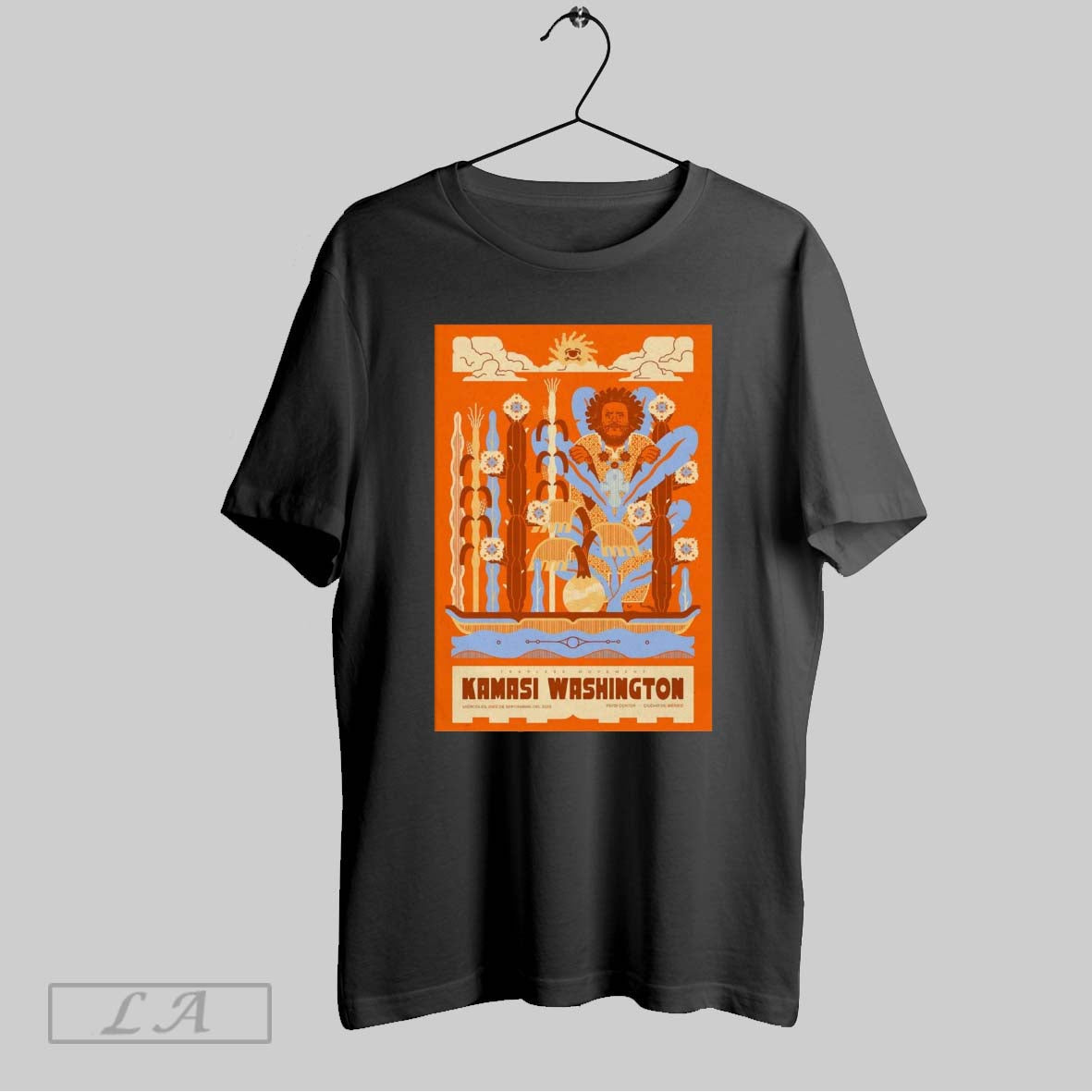 Original Poster Kamasi Washington September 10 2025 Pepsi Center Ciudad De Mexico Unisex T-shirt, Sweatshirt, Hoodie, Long Sleeve Tee - T-Shirt, Sweatshirt, Hoodie