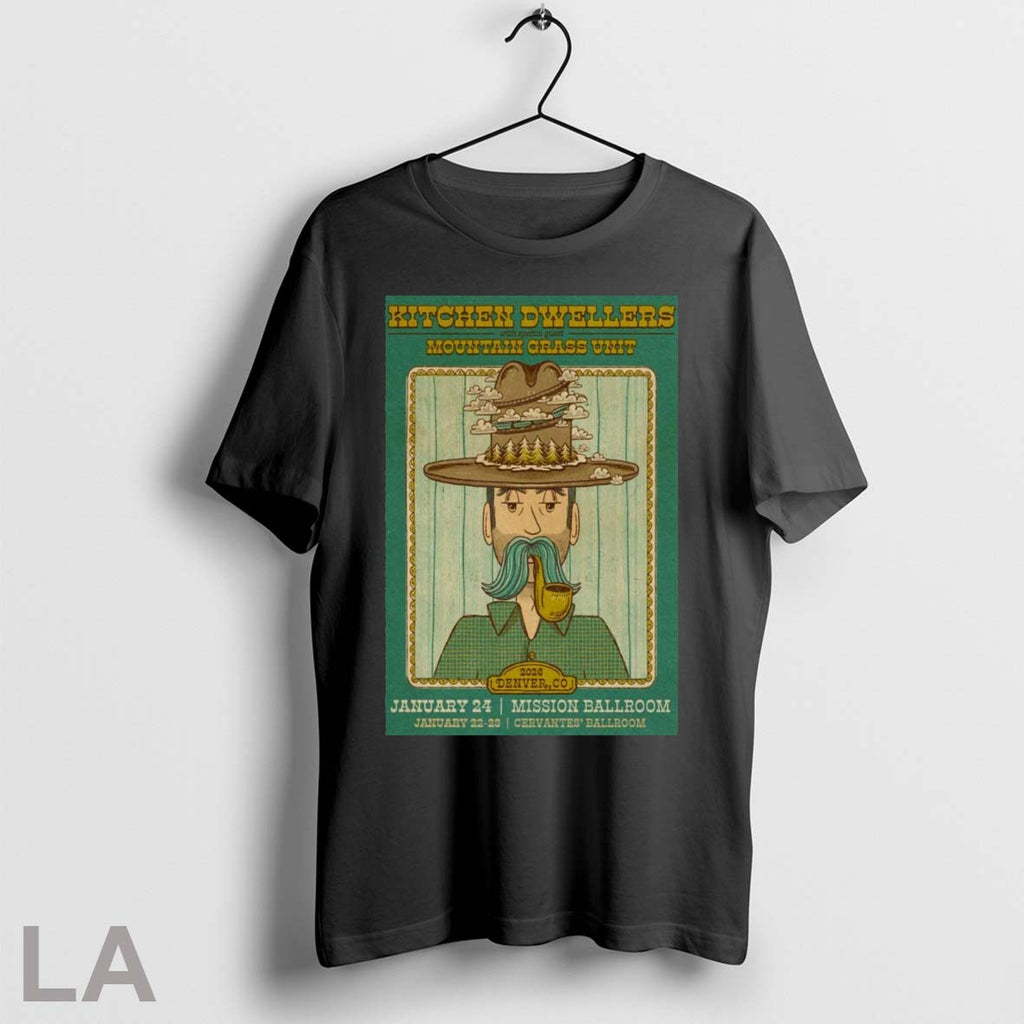 Original Poster Kitchen Dwellers January 24 2025 Mission Ballroom Denver Colorado T Shirt Hoodie Sweater - T-Shirt, Sweatshirt, Hoodie