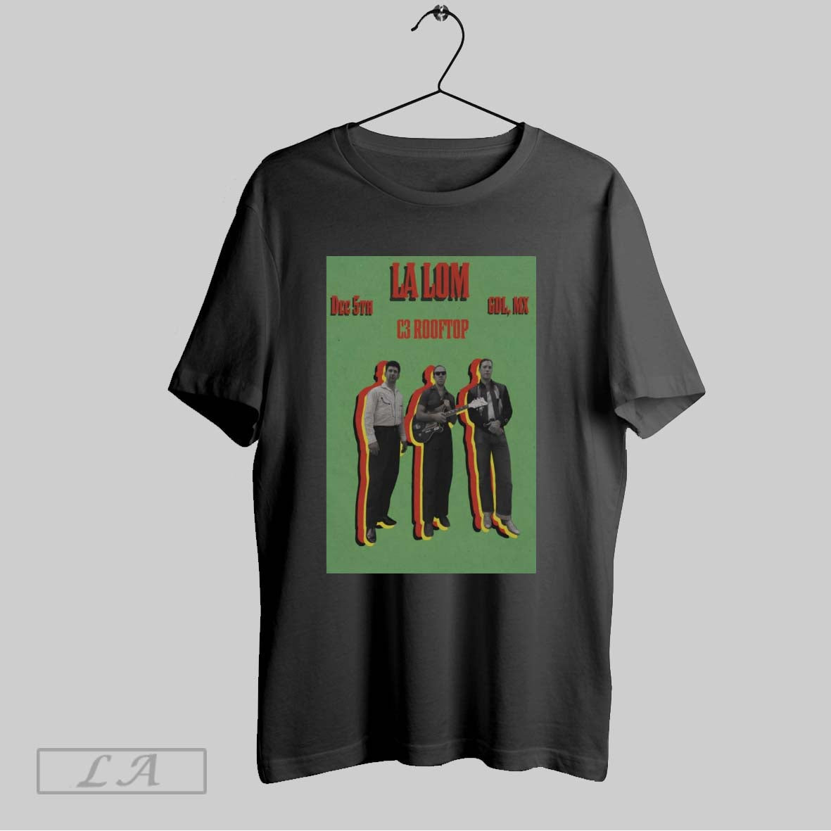 Original Poster La Lom Fall Tour December 5th 2025 Gdl Mx C3 Rooftop Unisex T-shirt, Sweatshirt, Hoodie, Long Sleeve Tee - T-Shirt, Sweatshirt, Hoodie