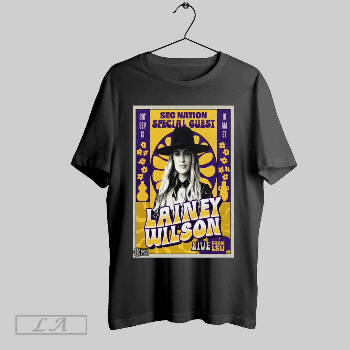 Original Poster Lainey Wilson September 13 2025 Brookshire Grocery Arena Bossier City La Tour - T-Shirt, Sweatshirt, Hoodie