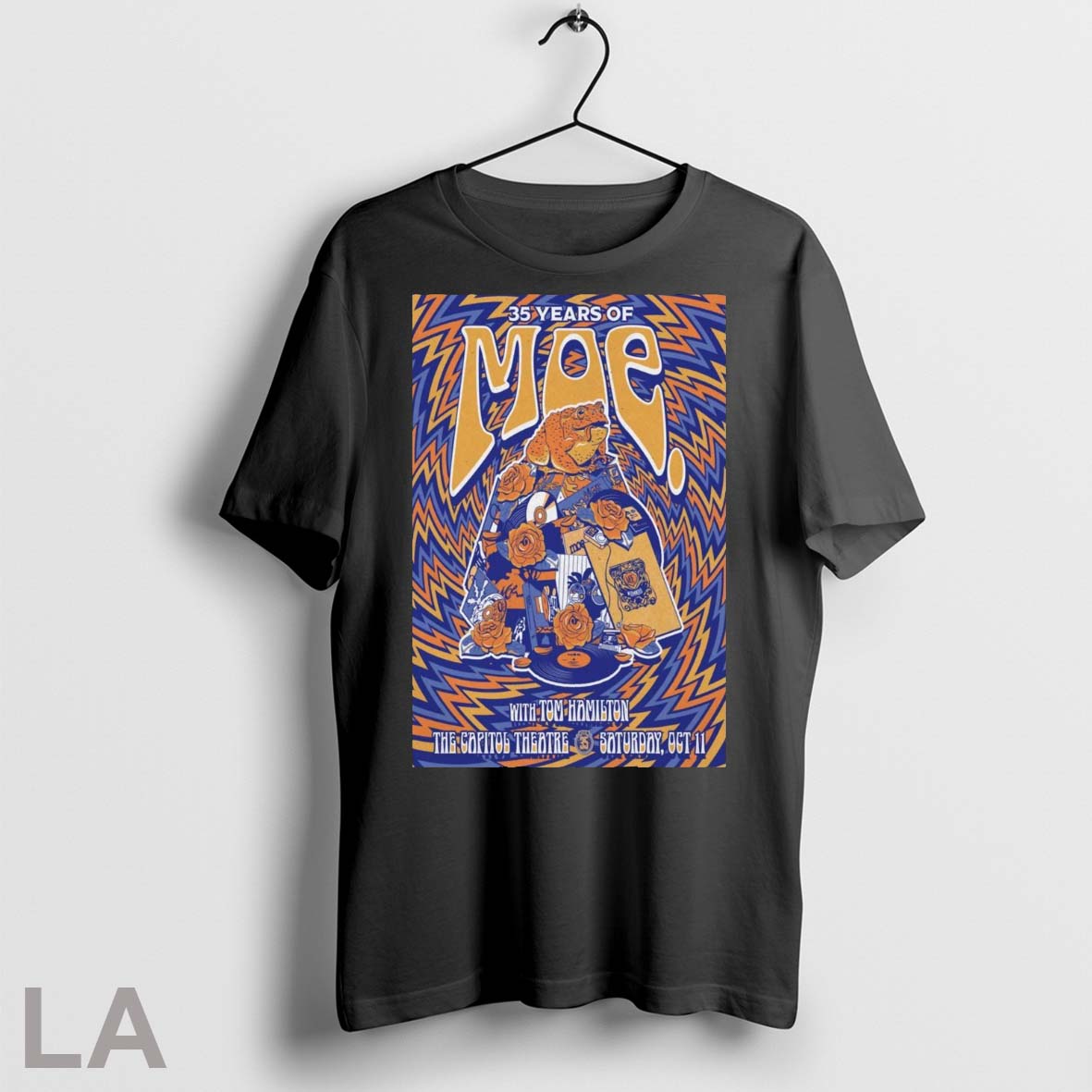 Original Poster Moe 35 Years Of Tour 2025 The Capitol Theatre Port Chester Ny Unisex T-shirt, Sweatshirt, Hoodie, Long Sleeve Tee - T-Shirt, Sweatshirt, Hoodie